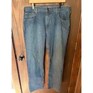 Carhartt Mens Relaxed Fit Straight Leg Jeans Blue Denim 102804-498 36x32